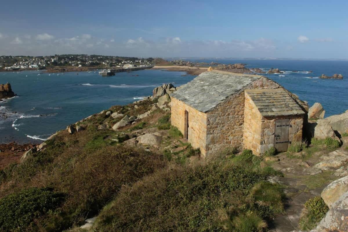 Ti Laouen - maison cocooning vue mer Locquirec Extérieur photo